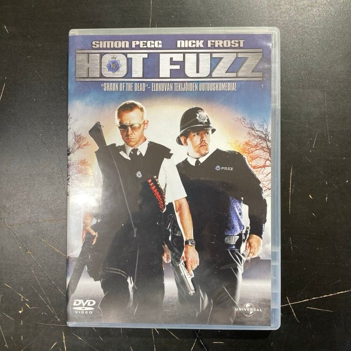 Hot Fuzz DVD (VG/M-) -toiminta/komedia-